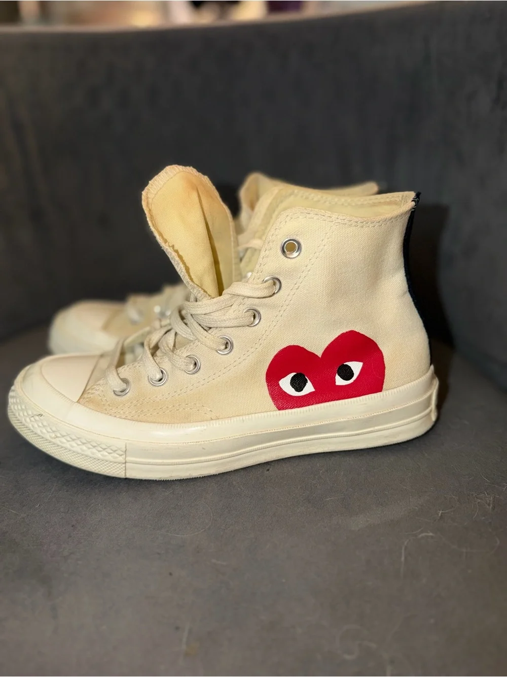 Converse x Comme Des Garcons Play Chuck 70 Hi Sneakers